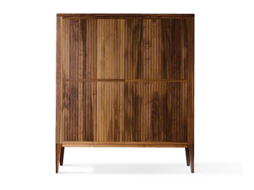 ELEVA A-124 - Walnut highboard with doors by Dale Italia - view 2